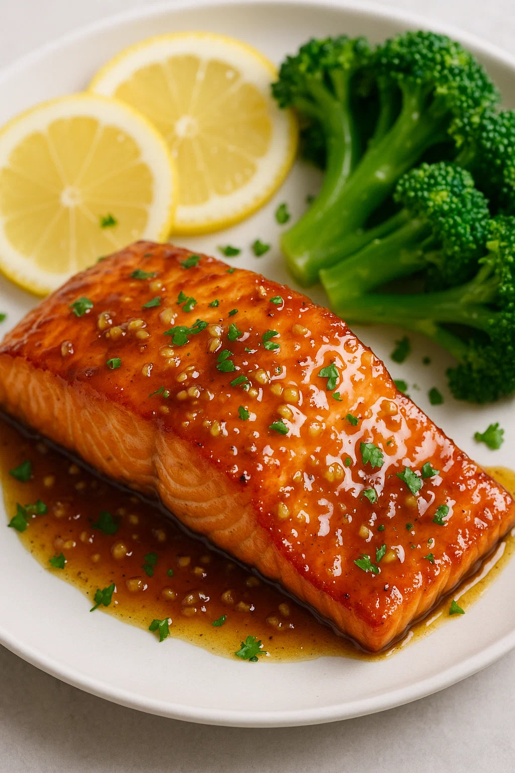 Honey Garlic Glazed Salmon