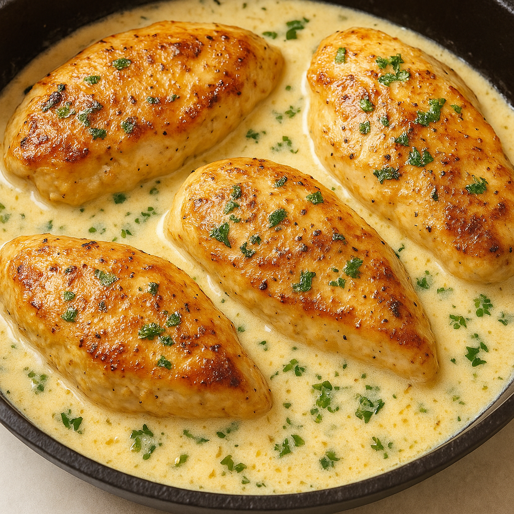 The Ultimate Creamy Garlic Parmesan Chicken Skillet Recipe