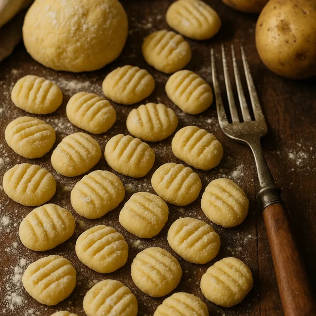 “These little potato pillows melt in your mouth—and if you’ve never made gnocchi before, don’t worry. I messed up my first batch too. Let’s do it together, step by step.”